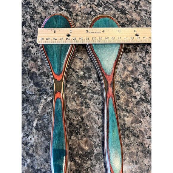 Multicolor Pakkawood Serving Spoon Bundle Kitchen Decor - Picture 4 of 8